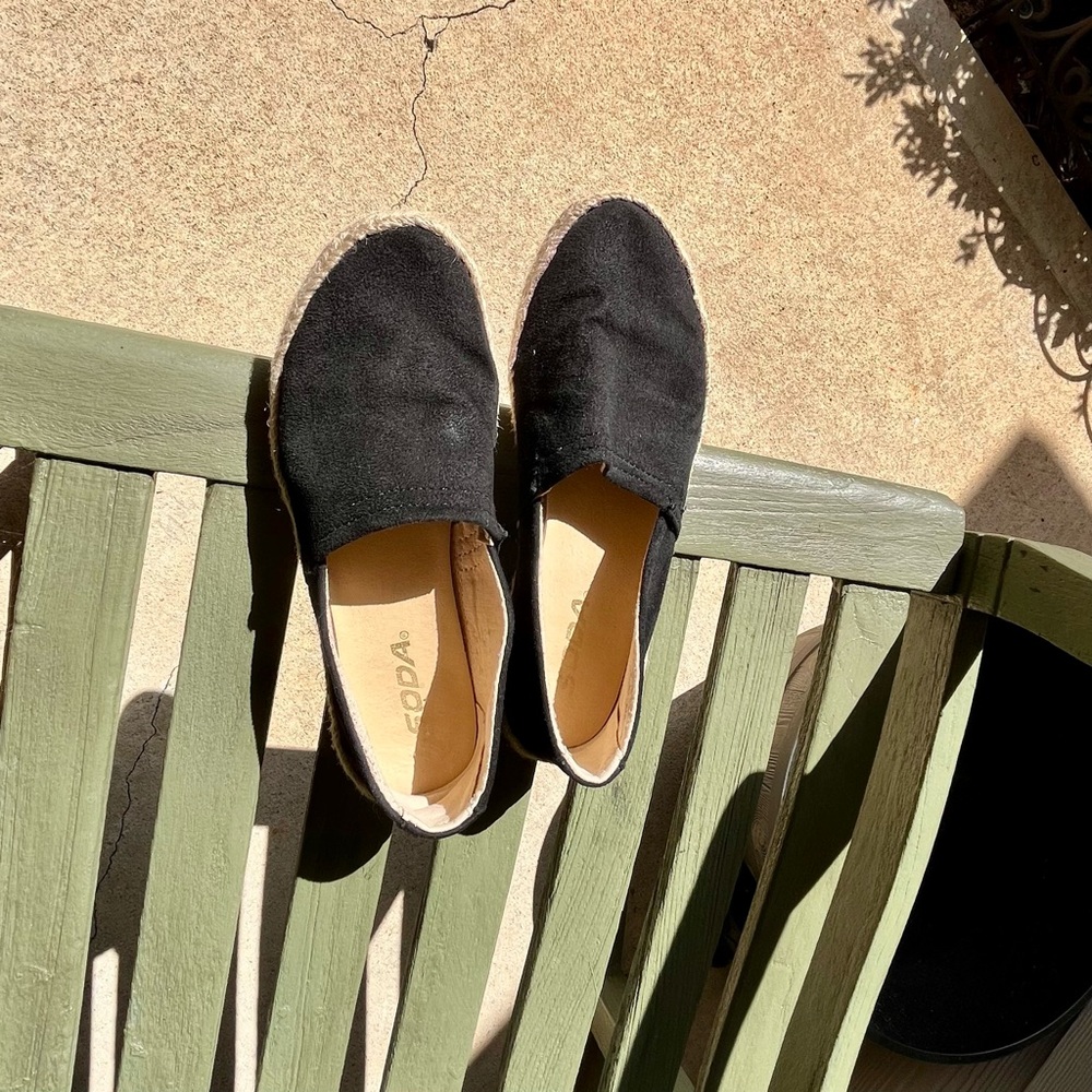 Soda Boho Espadrilles Black Size 7 New Low Price!